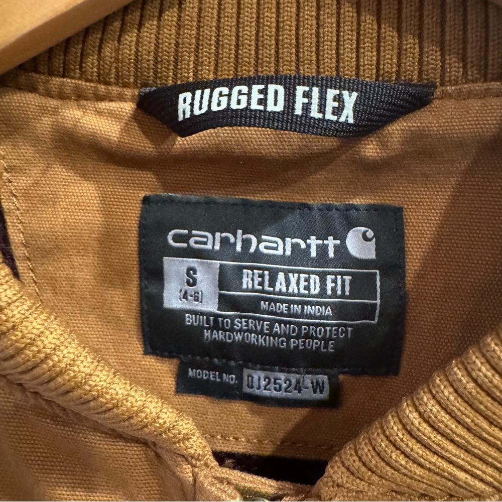 Carhartt Women's Bomber Jacket Rugged Flex Relaxed Fit Size S - Picture 4 of 16
